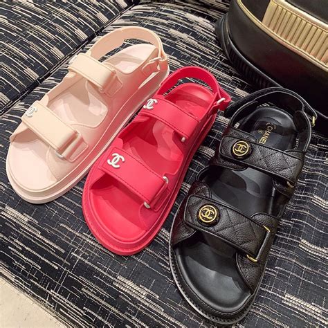 Chanel sandals dad